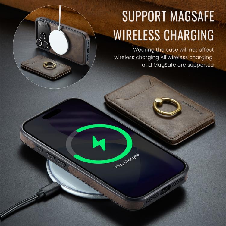 MAGKING K1 MagSafe Detachable Wallet RFID Back Cover Phone Case