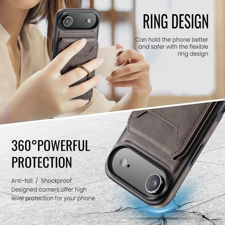 MAGKING K1 MagSafe Detachable Wallet RFID Back Cover Phone Case, For iPhone 16e, For iPhone 16 Pro Max, For iPhone 16 Pro, For iPhone 16 Plus