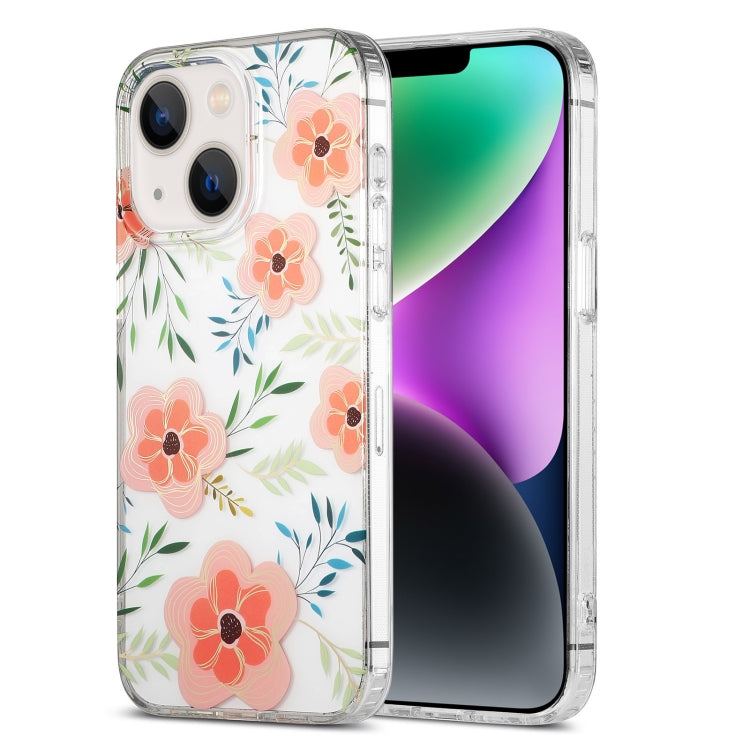 Dual-side Laminating IMD PC Hybrid TPU Phone Case, For iPhone 15, For iPhone 14 Plus, For iPhone 14