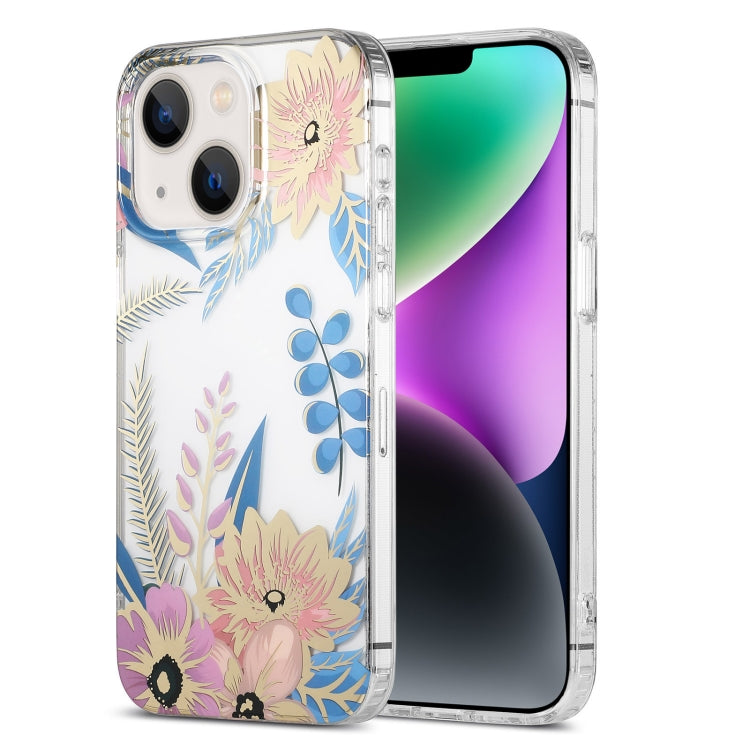Dual-side Laminating IMD PC Hybrid TPU Phone Case, For iPhone 15, For iPhone 14 Plus, For iPhone 14