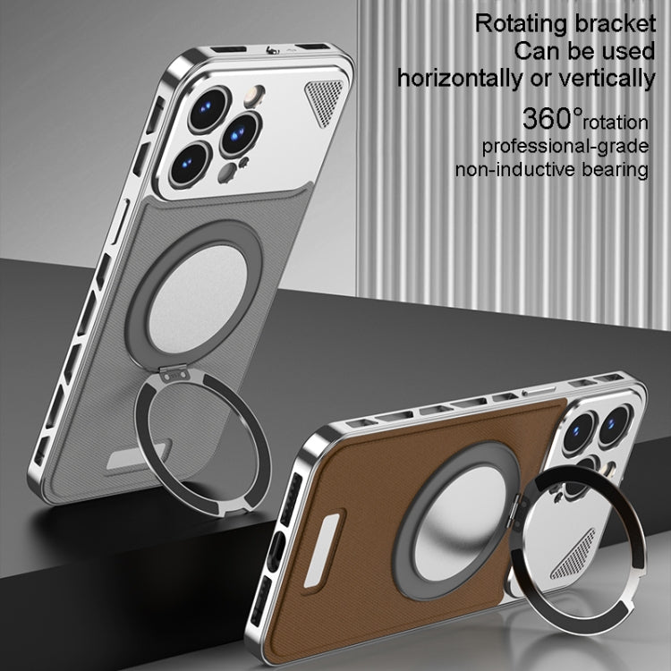 Metal Snap Buckle 360 Degree Rotating MagSafe Magnetic Holder Phone Case, For iPhone 15 Pro Max, For iPhone 15 Pro, For iPhone 15, For iPhone 14