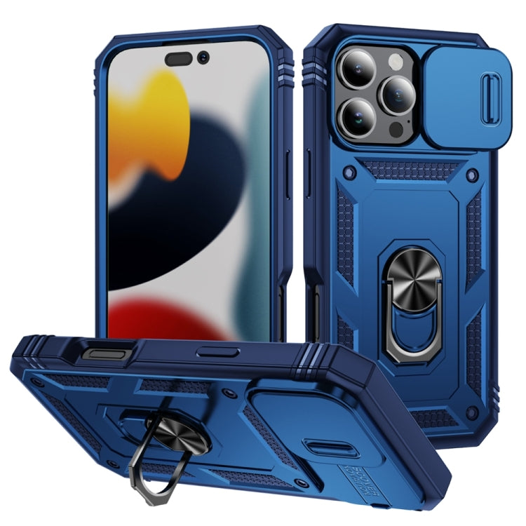Sliding Camshield TPU + PC Phone Case with Holder, For iPhone 17, For iPhone 17 Air, For iPhone 16 Pro Max