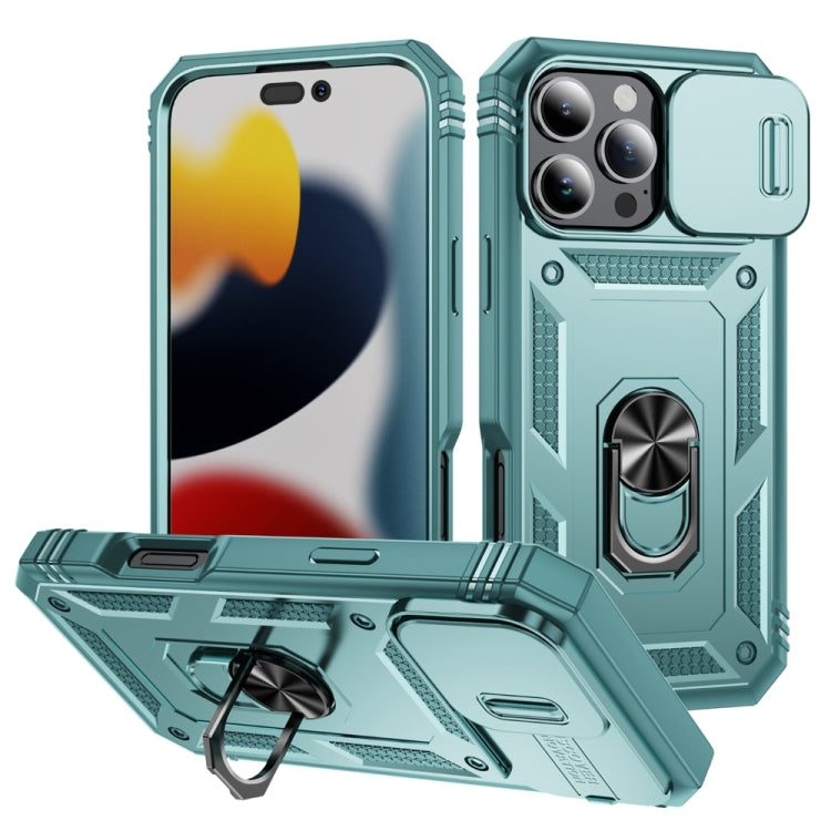 Sliding Camshield TPU + PC Phone Case with Holder, For iPhone 17, For iPhone 17 Air, For iPhone 16 Pro Max