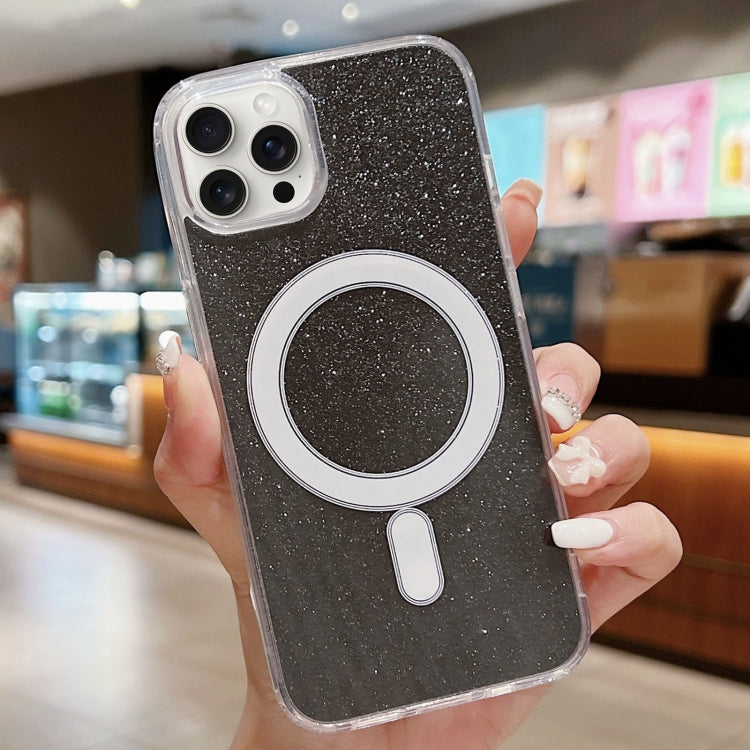 Acrylic Transparent Glitter MagSafe Phone Case, For iPhone 15, For iPhone 14 Plus, For iPhone 14