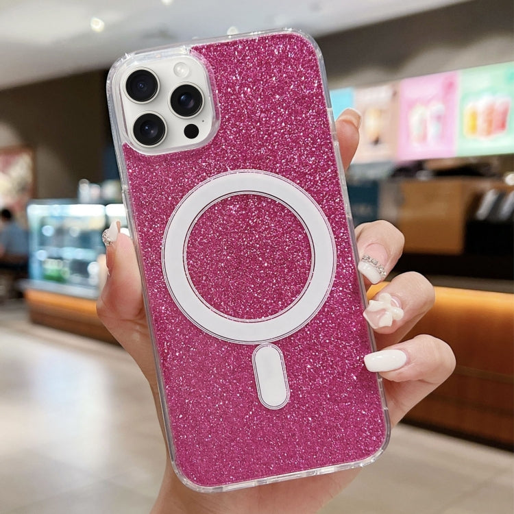 Acrylic Transparent Glitter MagSafe Phone Case, For iPhone 15, For iPhone 14 Plus, For iPhone 14