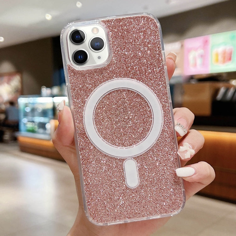 Acrylic Transparent Glitter MagSafe Phone Case, For iPhone 14 Pro, For iPhone 14 Pro Max, For iPhone SE 2022 / 2020 / 8 / 7