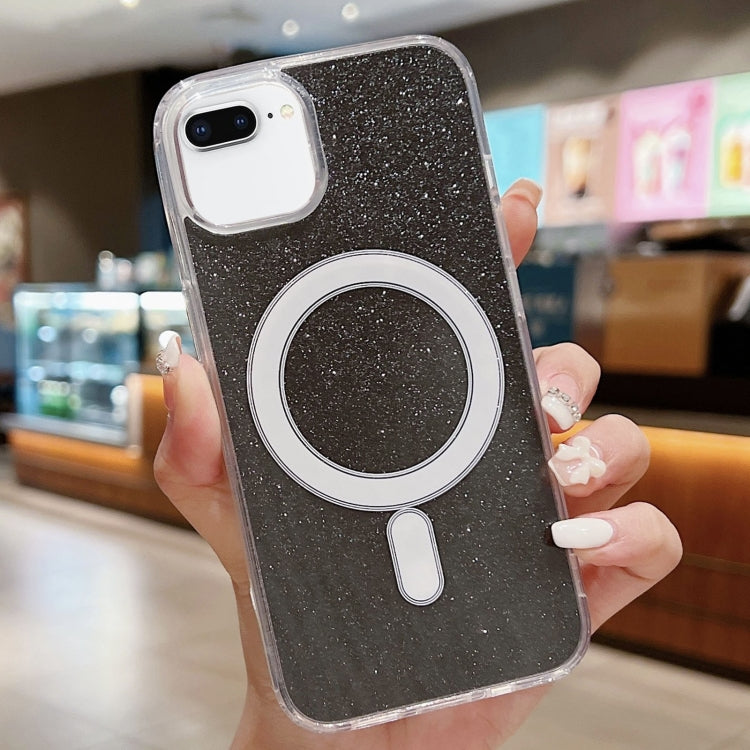 Acrylic Transparent Glitter MagSafe Phone Case, For iPhone 12 / 12 Pro, For iPhone 12 Pro Max, For iPhone 11 Pro Max