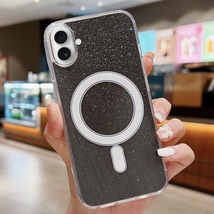 Acrylic Transparent Glitter MagSafe Phone Case, For iPhone 17 Pro Max, For iPhone 17 Pro, For iPhone 17