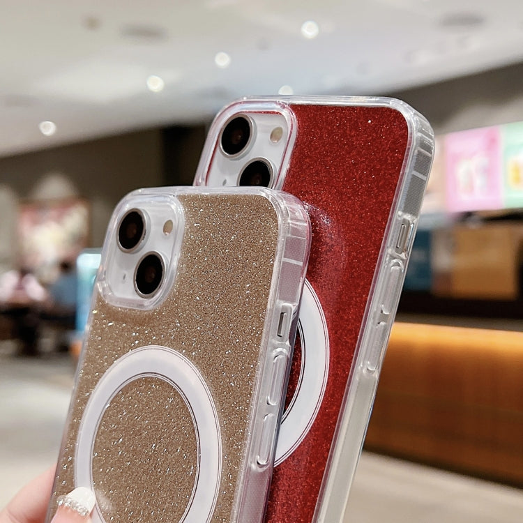 Acrylic Transparent Glitter MagSafe Phone Case, For iPhone 13 Pro Max, For iPhone 13 Pro, For iPhone 13