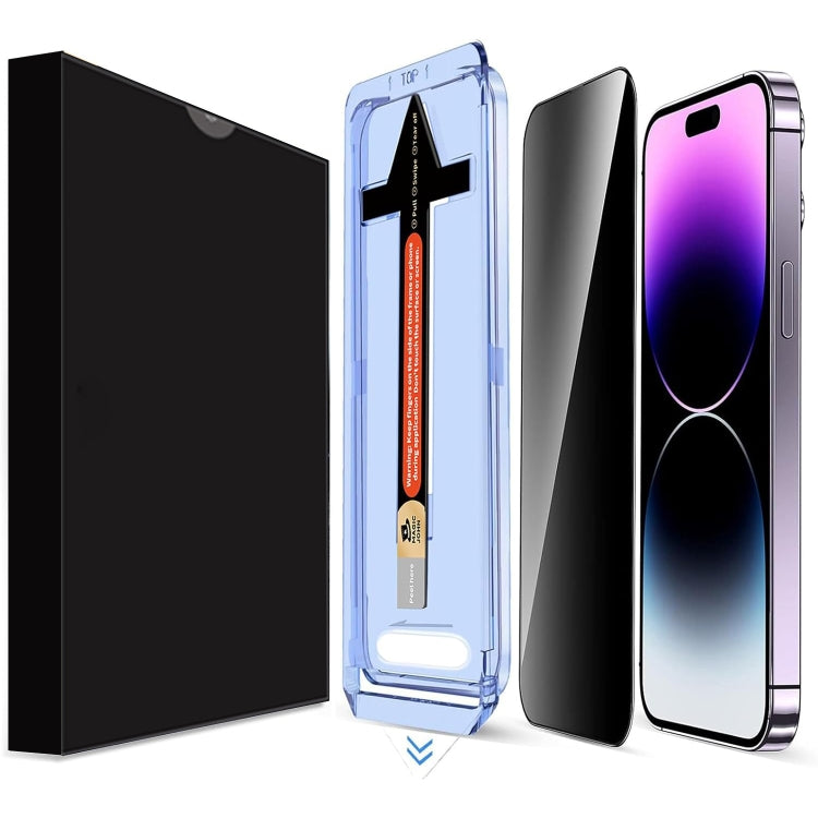 LK Easy Install Privacy Tempered Glass Film, For iPhone 16 Pro Max, For iPhone 16 Pro, For iPhone 16 Plus, For iPhone 16, For iPhone 15 Pro Max, For iPhone 15 Pro, For iPhone 15 Plus, For iPhone 15, For iPhone 14 Plus, For iPhone 14, For iPhone 14 Pro...