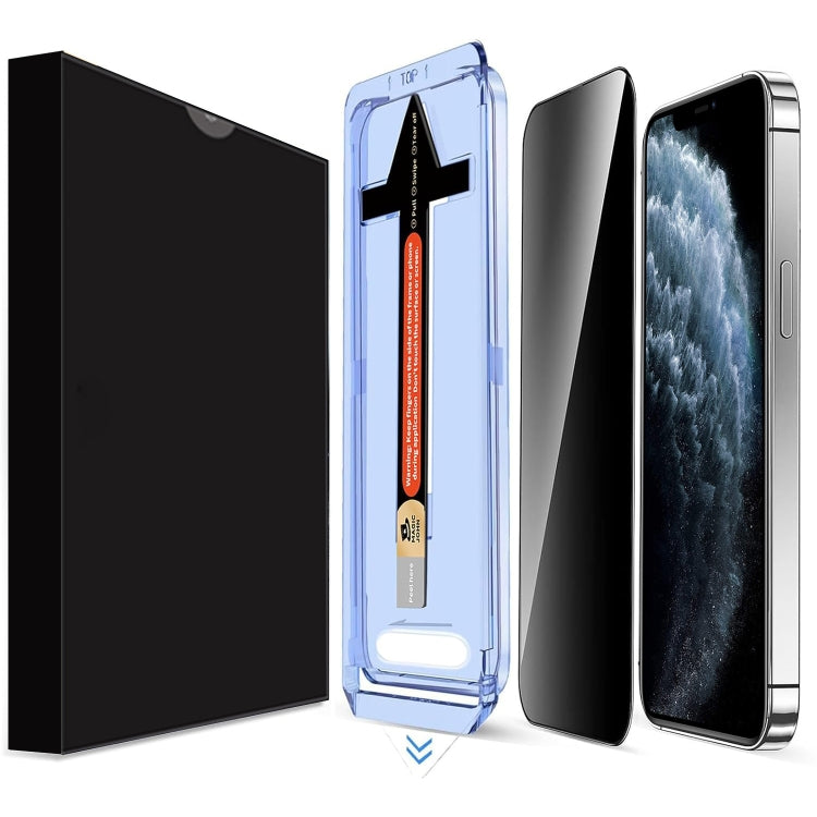 LK Easy Install Privacy Tempered Glass Film, For iPhone 11 Pro