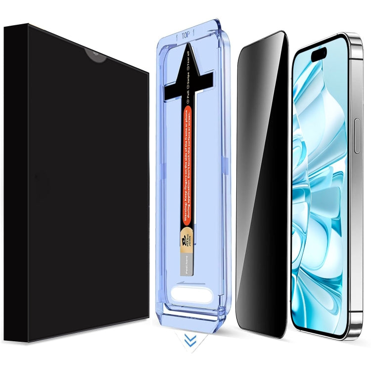 LK Easy Install Privacy Tempered Glass Film, For iPhone 16 Pro Max, For iPhone 16 Pro, For iPhone 16 Plus, For iPhone 16, For iPhone 15 Pro Max, For iPhone 15 Pro, For iPhone 15 Plus, For iPhone 15, For iPhone 14 Plus, For iPhone 14, For iPhone 14 Pro...