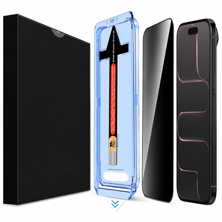LK Easy Install Privacy Tempered Glass Film, For iPhone 16 Pro Max, For iPhone 16 Pro, For iPhone 16 Plus, For iPhone 16, For iPhone 15 Pro Max, For iPhone 15 Pro, For iPhone 15 Plus, For iPhone 15, For iPhone 14 Plus, For iPhone 14, For iPhone 14 Pro...