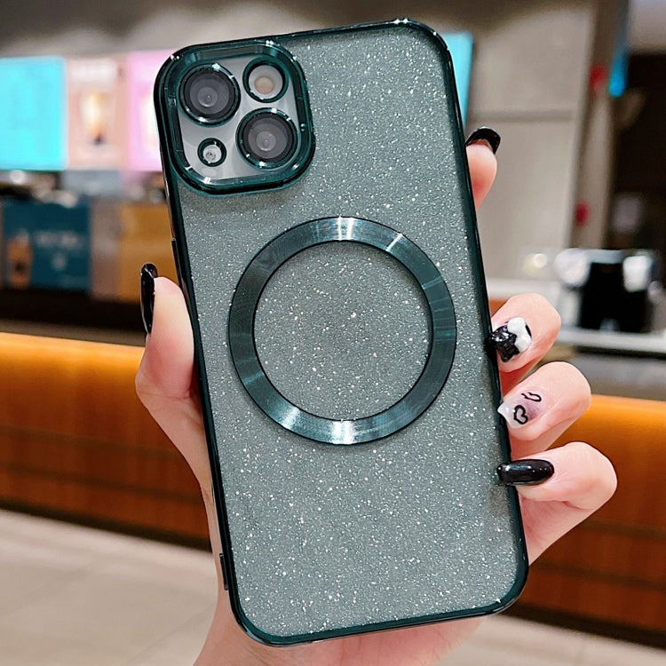 Electroplating Pure Color Glitter Powder MagSafe Phone Case, For iPhone 13 Pro Max, For iPhone 13 Pro, For iPhone 13
