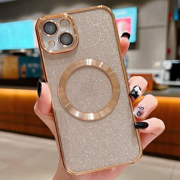 Electroplating Pure Color Glitter Powder MagSafe Phone Case, For iPhone 13 Pro Max, For iPhone 13 Pro, For iPhone 13