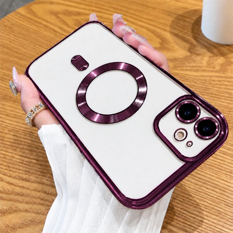 Electroplating MagSafe Phone Case, For iPhone 11 Pro Max, For iPhone 11