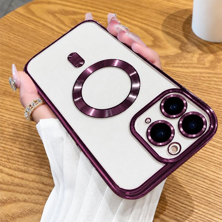 Electroplating MagSafe Phone Case, For iPhone 11 Pro Max, For iPhone 11
