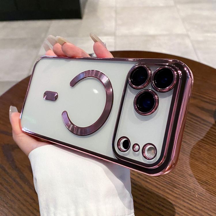 Electroplating MagSafe Phone Case, For iPhone 17 Air, For iPhone 16e, For iPhone 16 Pro Max