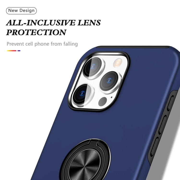 PC + TPU Magnetic Phone Case with Invisible Ring Holder, For iPhone 16 Pro Max, For iPhone 16 Pro, For iPhone 16 Plus
