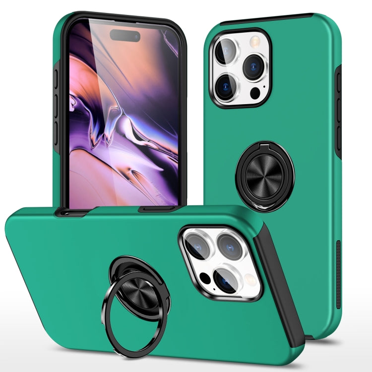 PC + TPU Magnetic Phone Case with Invisible Ring Holder, For iPhone 16 Pro Max, For iPhone 16 Pro, For iPhone 16 Plus