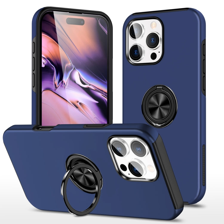PC + TPU Magnetic Phone Case with Invisible Ring Holder, For iPhone 16 Pro Max, For iPhone 16 Pro, For iPhone 16 Plus