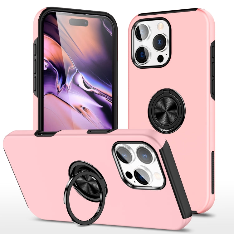 PC + TPU Magnetic Phone Case with Invisible Ring Holder, For iPhone 16 Pro Max, For iPhone 16 Pro, For iPhone 16 Plus