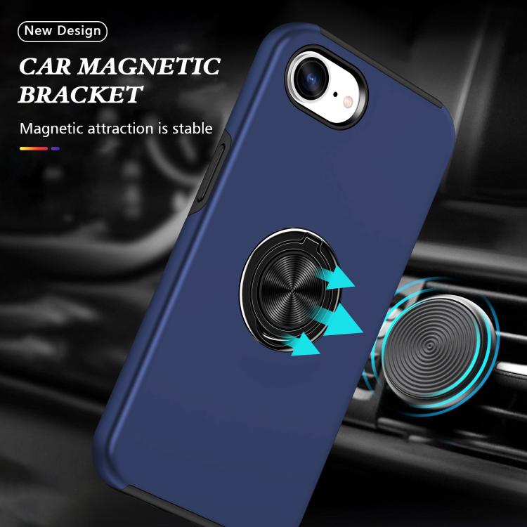 PC + TPU Magnetic Phone Case with Invisible Ring Holder, For iPhone 17 Pro Max, For iPhone 17, For iPhone Air