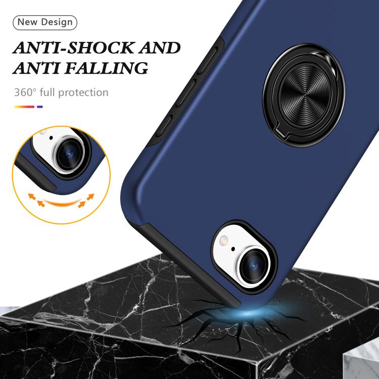 PC + TPU Magnetic Phone Case with Invisible Ring Holder, For iPhone 17 Pro Max, For iPhone 17, For iPhone Air