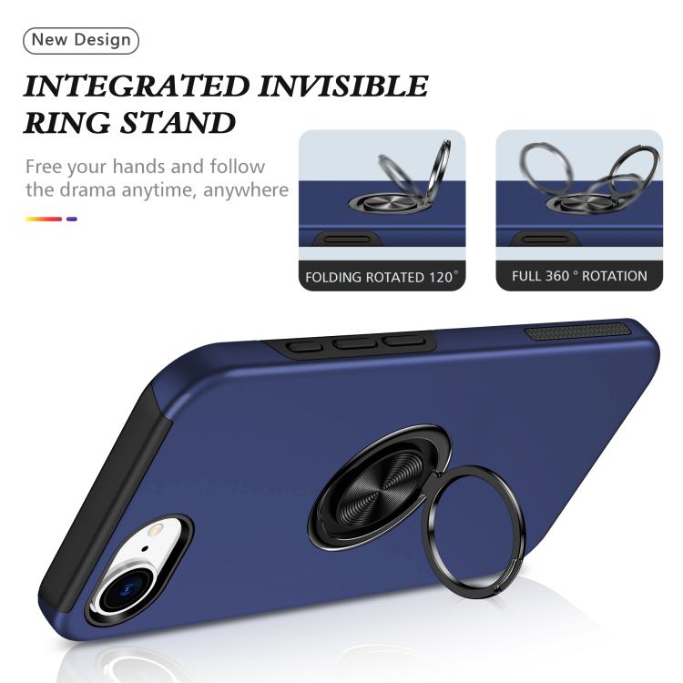 PC + TPU Magnetic Phone Case with Invisible Ring Holder, For iPhone 17 Pro Max, For iPhone 17, For iPhone Air