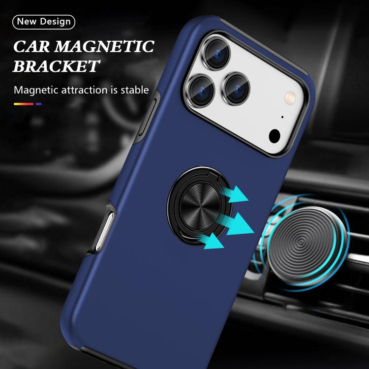 PC + TPU Magnetic Phone Case with Invisible Ring Holder, For iPhone Air, For iPhone 16 Pro Max, For iPhone 16 Pro