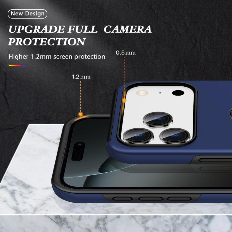 PC + TPU Magnetic Phone Case with Invisible Ring Holder, For iPhone Air, For iPhone 16 Pro Max, For iPhone 16 Pro