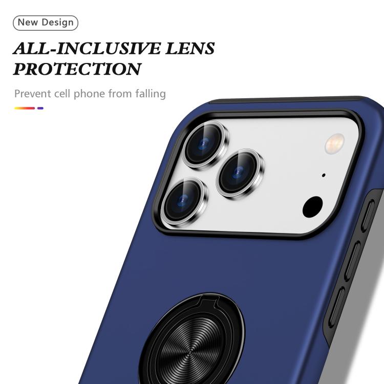 PC + TPU Magnetic Phone Case with Invisible Ring Holder, For iPhone Air, For iPhone 16 Pro Max, For iPhone 16 Pro