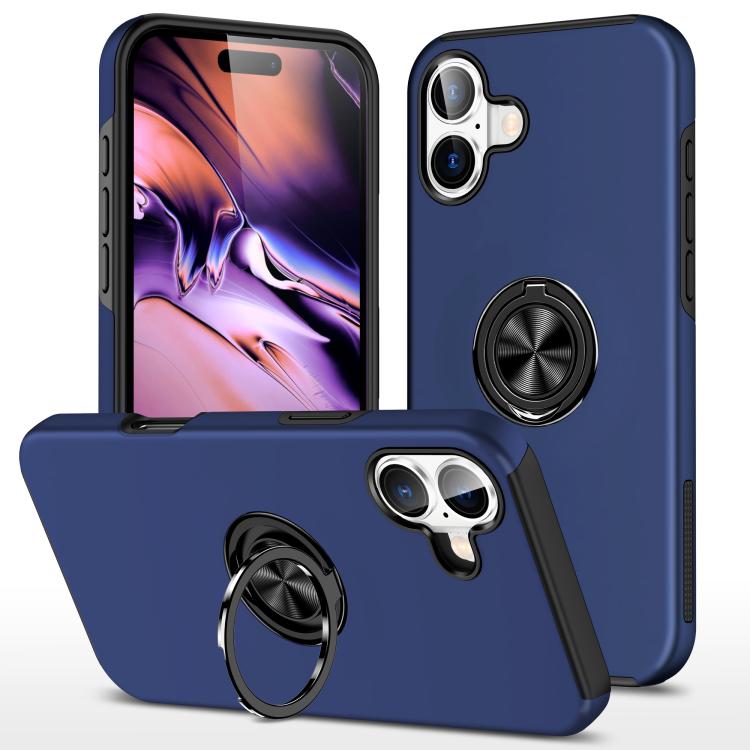 PC + TPU Magnetic Phone Case with Invisible Ring Holder, For iPhone Air, For iPhone 16 Pro Max, For iPhone 16 Pro