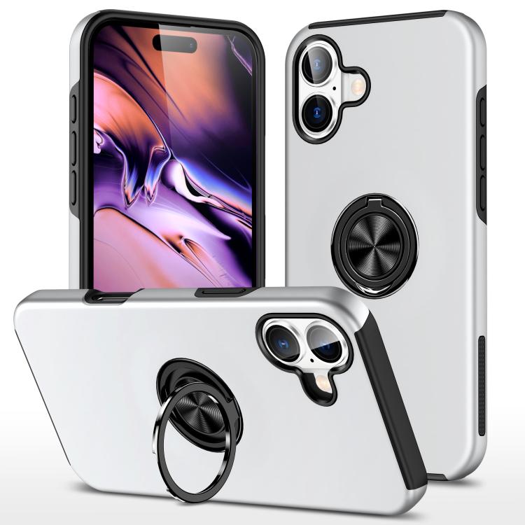 PC + TPU Magnetic Phone Case with Invisible Ring Holder, For iPhone 17 Pro Max, For iPhone 17, For iPhone Air