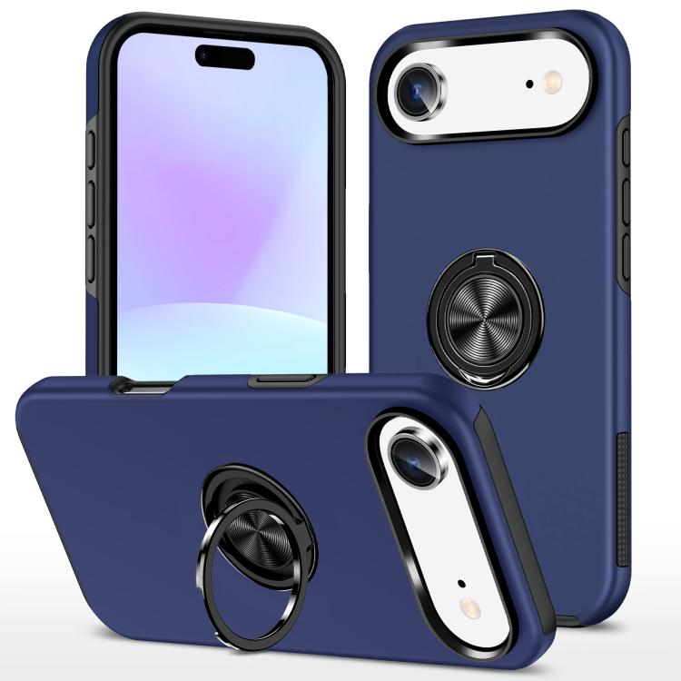 PC + TPU Magnetic Phone Case with Invisible Ring Holder, For iPhone 16 Pro Max, For iPhone 16 Pro, For iPhone 16 Plus