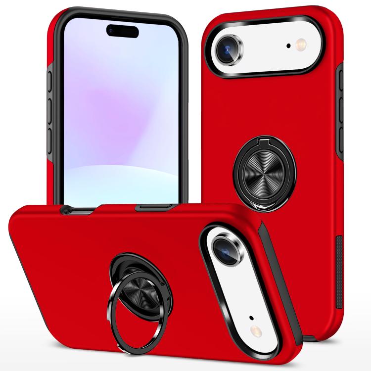 PC + TPU Magnetic Phone Case with Invisible Ring Holder, For iPhone 16 Pro Max, For iPhone 16 Pro, For iPhone 16 Plus