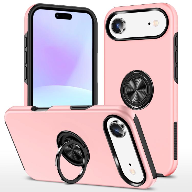 PC + TPU Magnetic Phone Case with Invisible Ring Holder, For iPhone 16 Pro Max, For iPhone 16 Pro, For iPhone 16 Plus