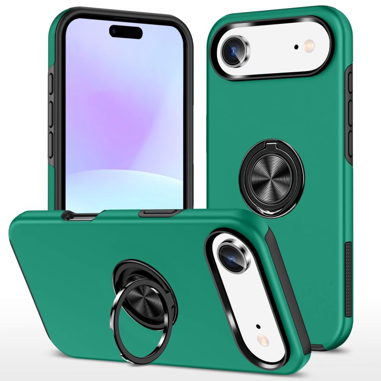 PC + TPU Magnetic Phone Case with Invisible Ring Holder, For iPhone 16 Pro Max, For iPhone 16 Pro, For iPhone 16 Plus