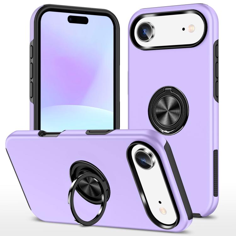 PC + TPU Magnetic Phone Case with Invisible Ring Holder, For iPhone 16 Pro Max, For iPhone 16 Pro, For iPhone 16 Plus