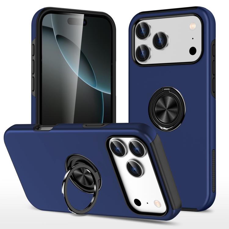 PC + TPU Magnetic Phone Case with Invisible Ring Holder, For iPhone Air, For iPhone 16 Pro Max, For iPhone 16 Pro
