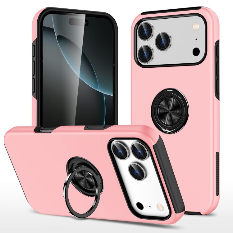 PC + TPU Magnetic Phone Case with Invisible Ring Holder, For iPhone Air, For iPhone 16 Pro Max, For iPhone 16 Pro