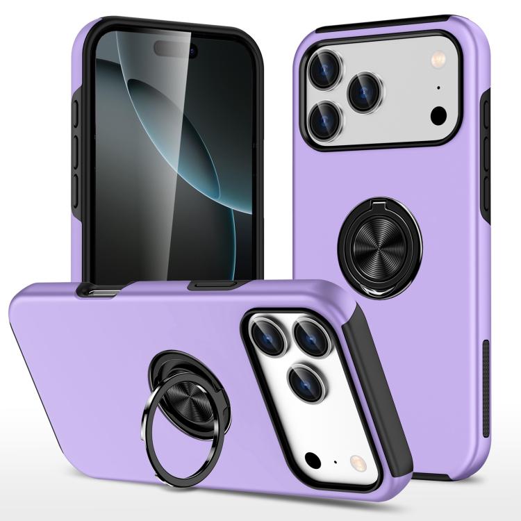 PC + TPU Magnetic Phone Case with Invisible Ring Holder, For iPhone Air, For iPhone 16 Pro Max, For iPhone 16 Pro
