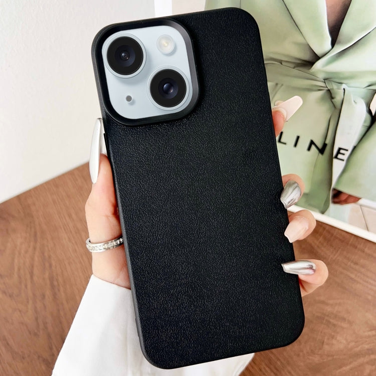 Leather Texture TPU Full Coverage Phone Case, For iPhone 14 Plus, For iPhone 14, For iPhone 14 Pro, For iPhone 14 Pro Max