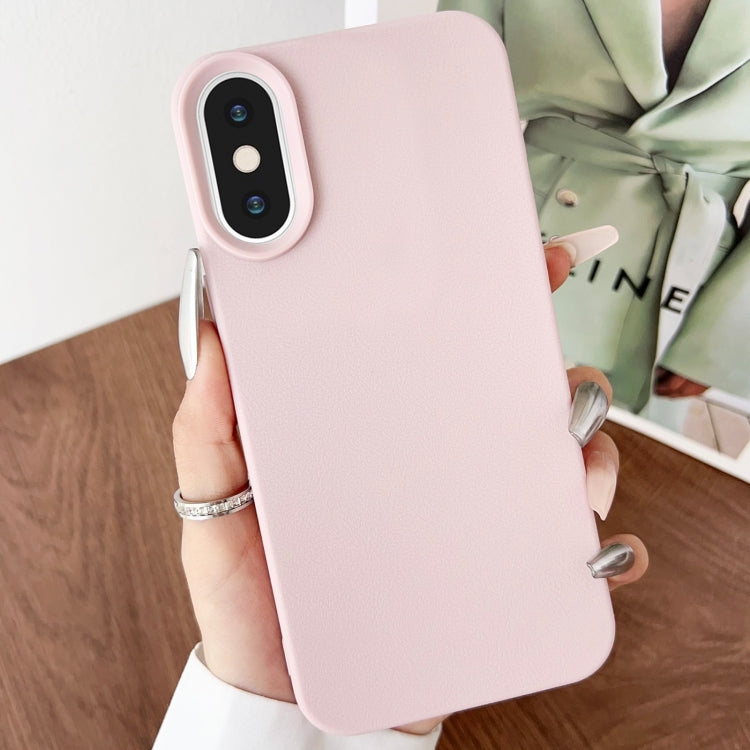 Leather Texture TPU Full Coverage Phone Case, For iPhone X / XS, For iPhone XR, For iPhone XS Max