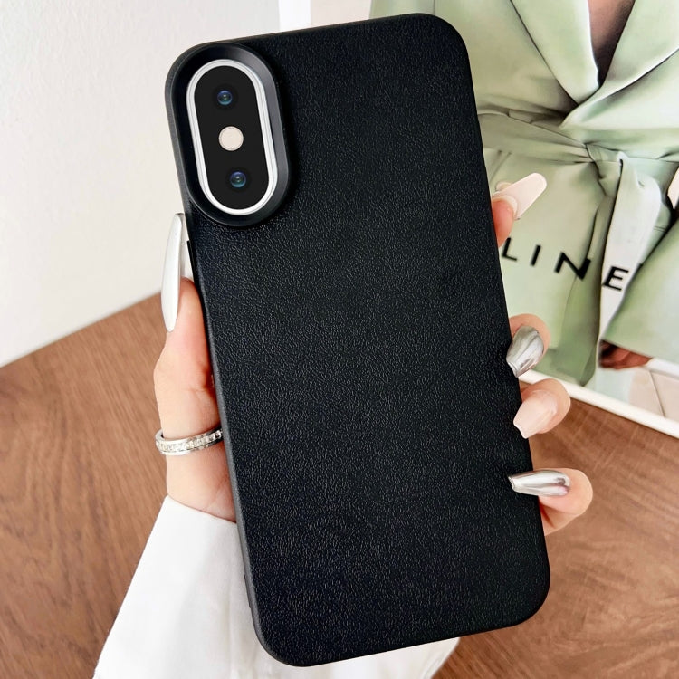 Leather Texture TPU Full Coverage Phone Case, For iPhone X / XS, For iPhone XR, For iPhone XS Max