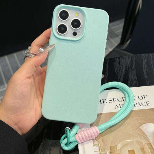 Leather Texture TPU Full Coverage Phone Case with Lanyard, For iPhone 14 Pro Max, For iPhone 13 Pro Max, For iPhone 13 Pro, For iPhone 13