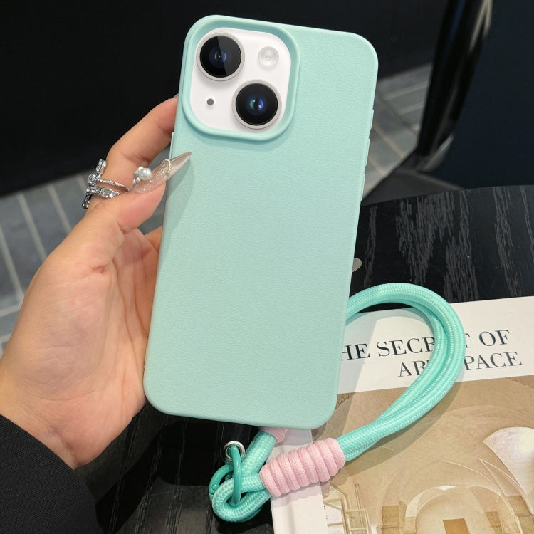 Leather Texture TPU Full Coverage Phone Case with Lanyard, For iPhone 14 Pro Max, For iPhone 13 Pro Max, For iPhone 13 Pro, For iPhone 13