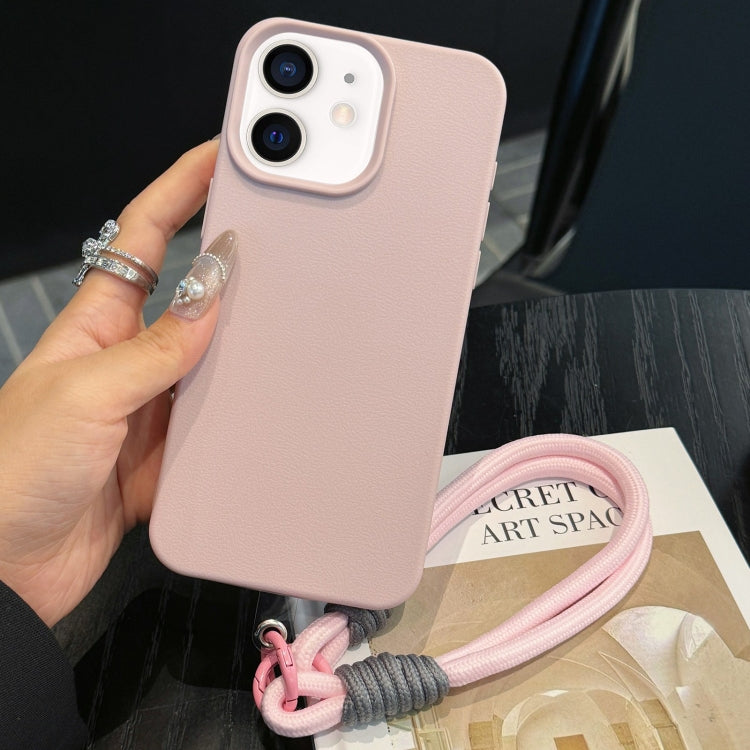 Leather Texture TPU Full Coverage Phone Case with Lanyard, For iPhone 11, For iPhone 11 Pro, For iPhone X / XS, For iPhone XR