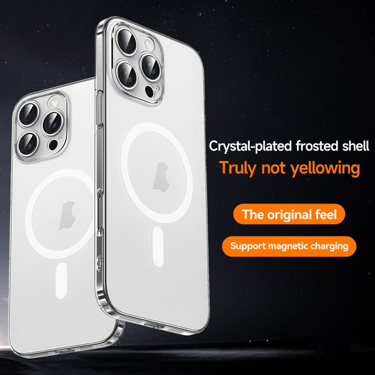 SULADA Crystal Sand Series Electroplating Frosted MagSafe Magnetic Phone Case, For iPhone 16 Pro Max, For iPhone 16 Pro, For iPhone 16 Plus, For iPhone 16, For iPhone 15 Pro Max, For iPhone 15 Pro, For iPhone 15, For iPhone 14, For iPhone 14 Pro...