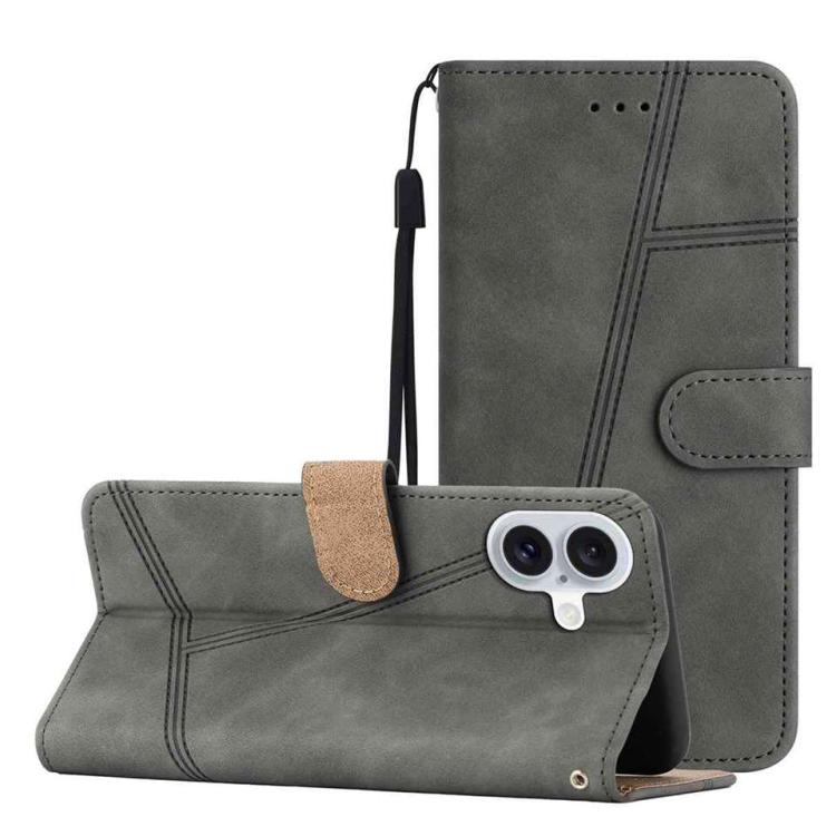 Skin-feel Stitching Leather Phone Case, For iPhone 17 Pro Max, For iPhone 17 Pro, For iPhone 17, For iPhone 17 Air